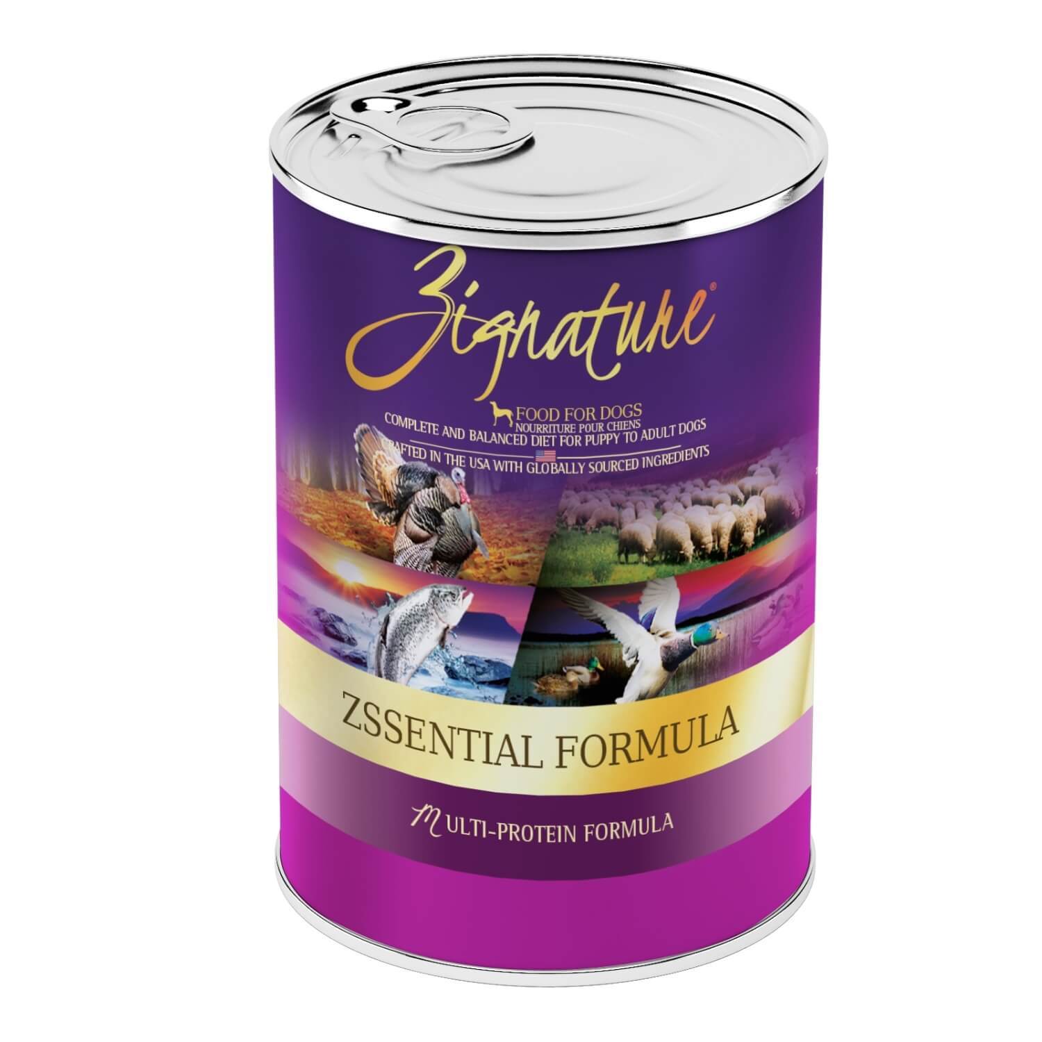 Zignature Zssential Formula Multi-Protein Wet Dog Food