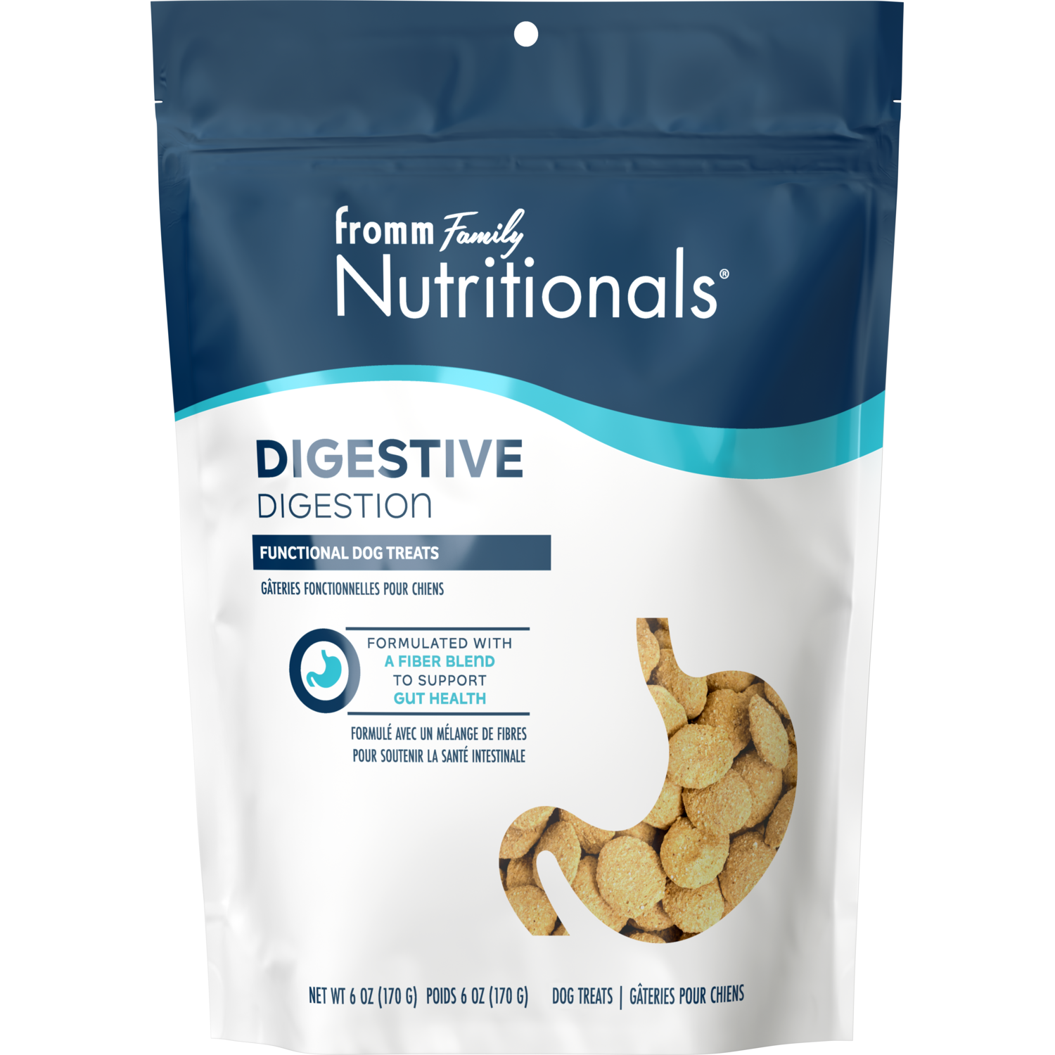 Fromm Nutritionals Digestive Functional Crunchy Dog Treats, 6-Oz Bag