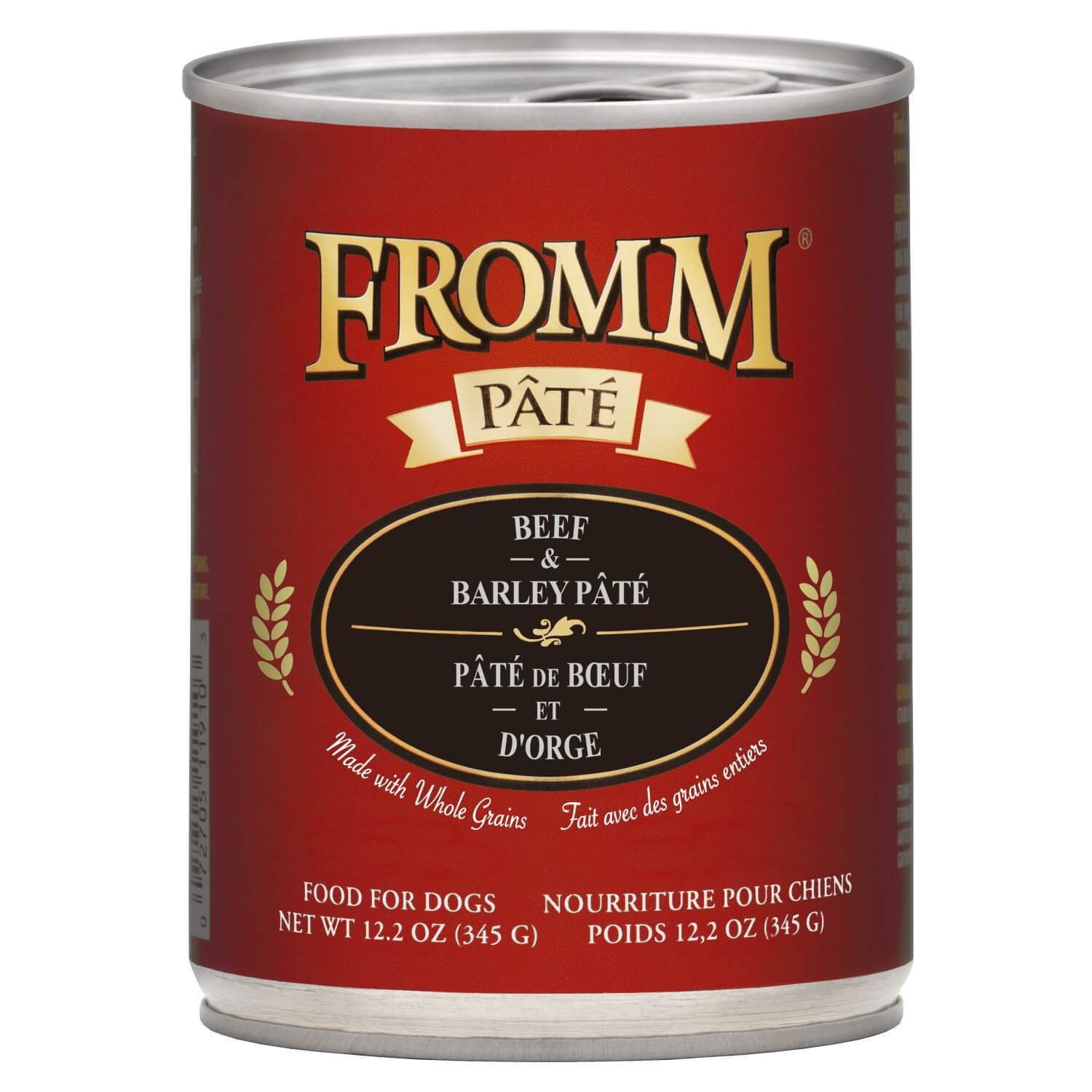 Fromm Pâté Beef & Barley Pâté Food For Dogs 12.2 Oz