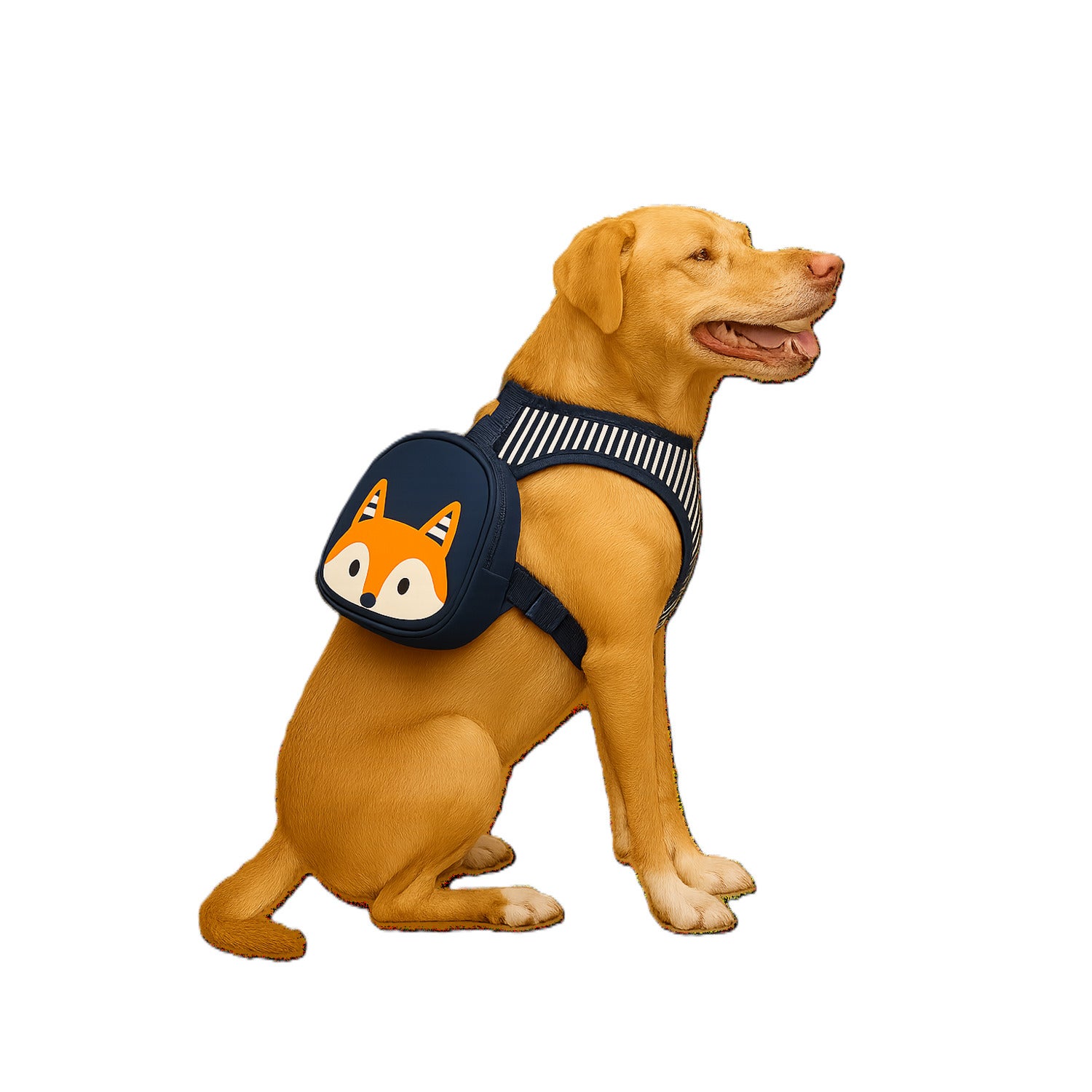 Simply Dog Fox Backpack Dog Harness, Medium