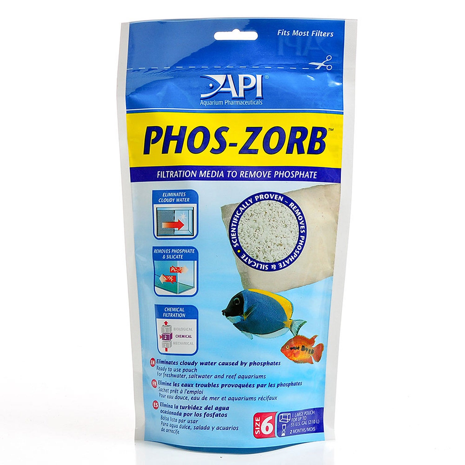 Api Phos-Zorb Pouch Size 6 Filter Media