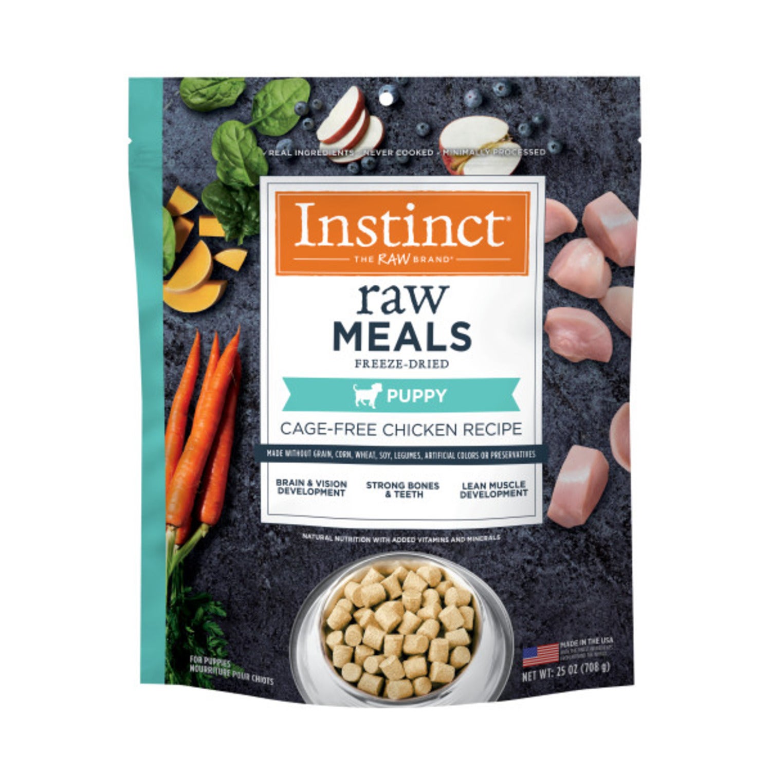 Instinct Raw Meals Puppy Freeze-Dried Dog Food - Chicken, 25 Oz