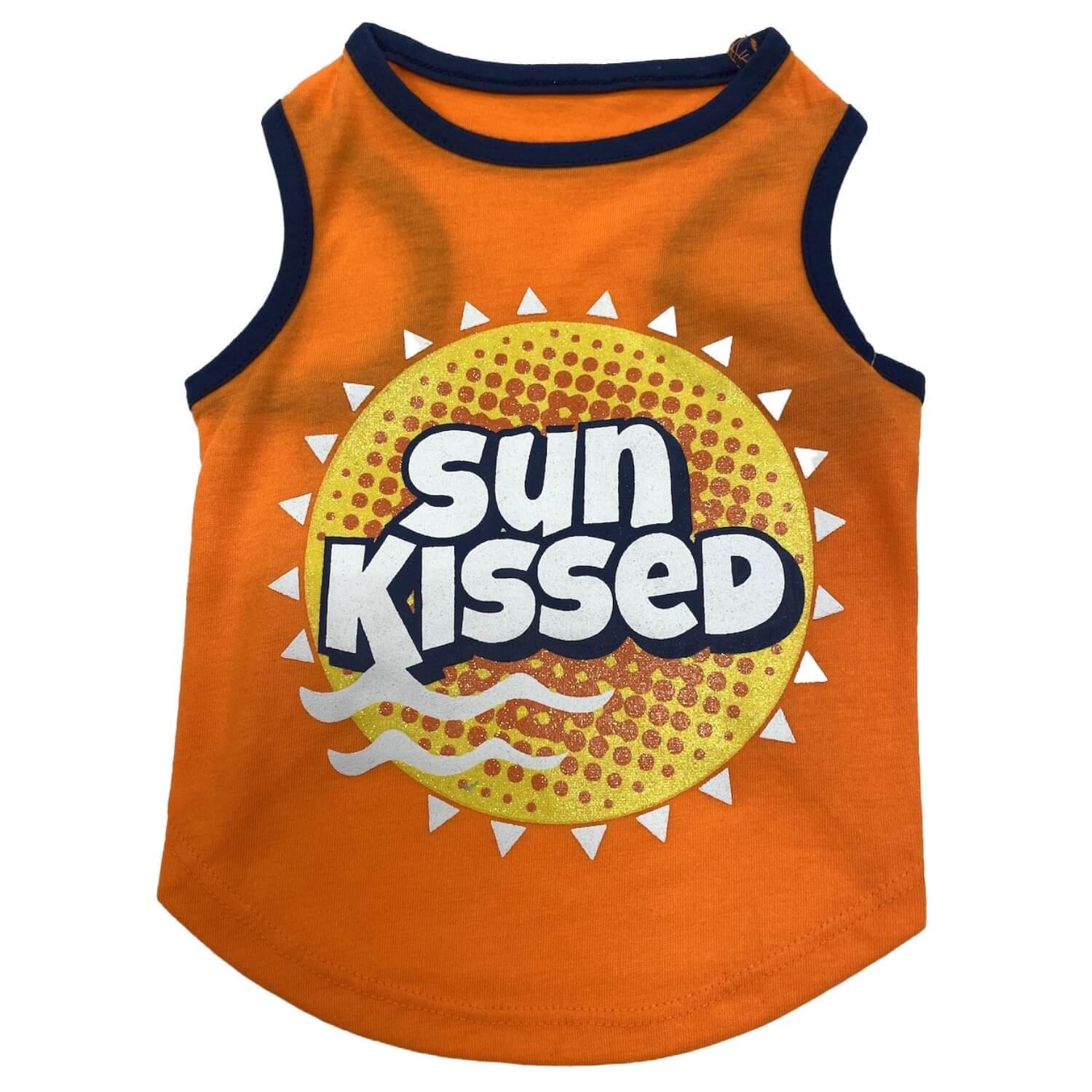 Petrageous Sun Kissed Dog Muscle Tee, Orange