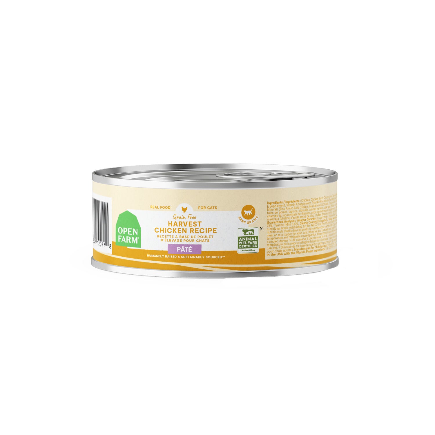 Open Farm Harvest Chicken Pâté Wet Cat Food, 5.3Oz