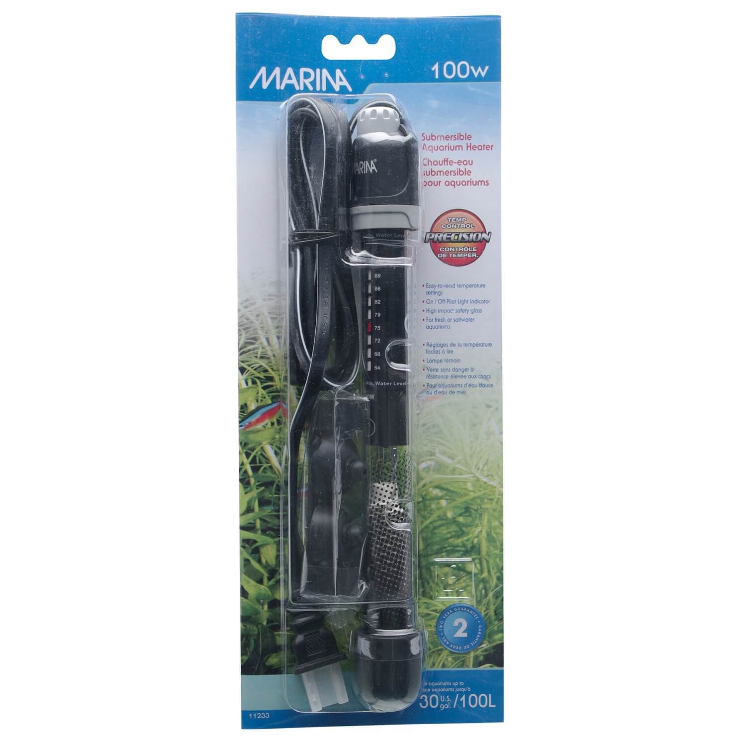 Marina Submersible Heater 8.5In 100W