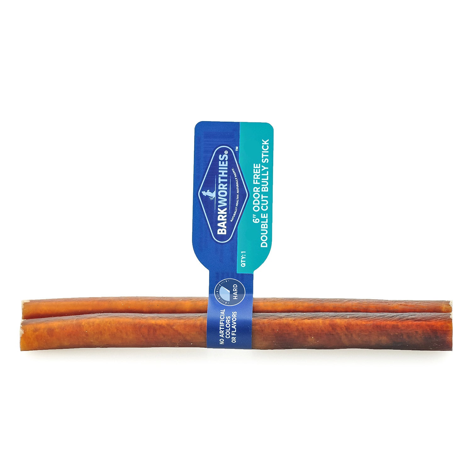 Barkworthies Double Cut Bully Stick Dog Treat