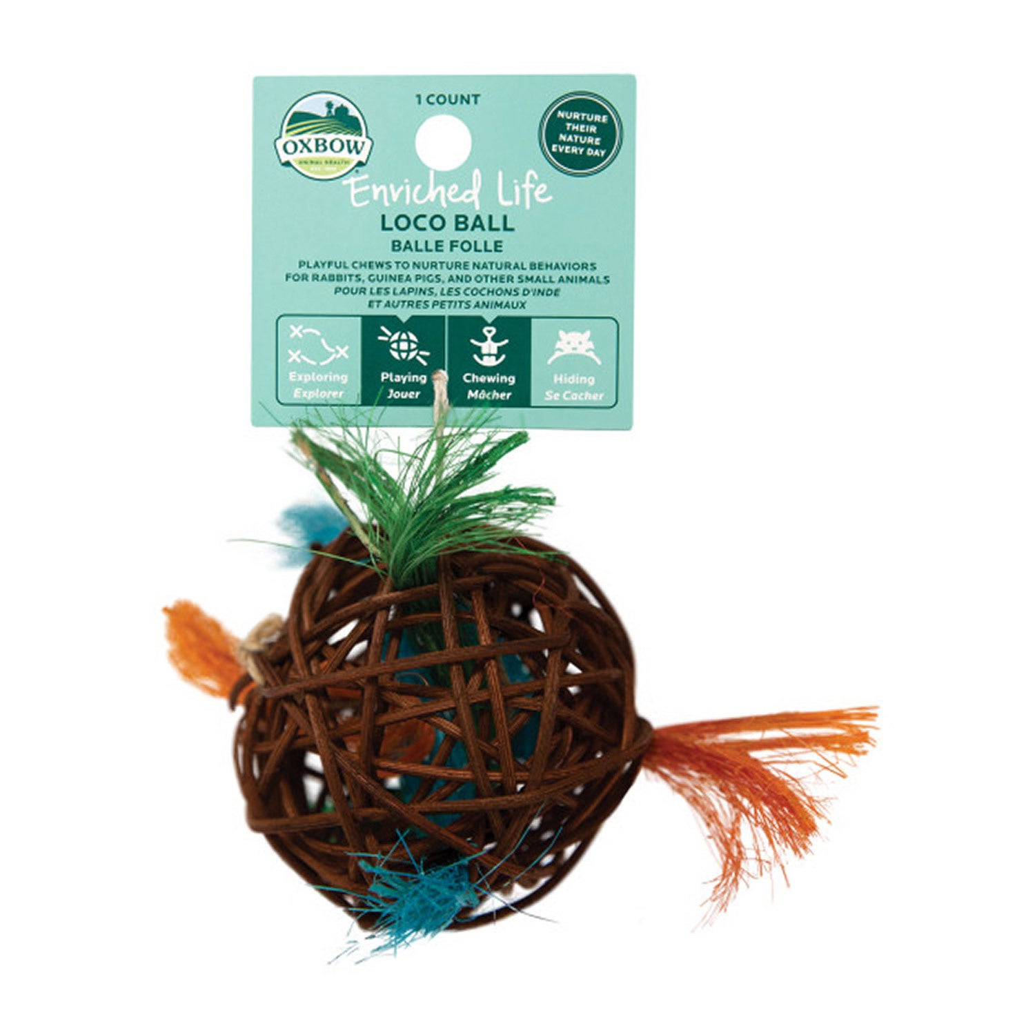 Oxbow Enriched Life Loco Ball Toy For Small Animals