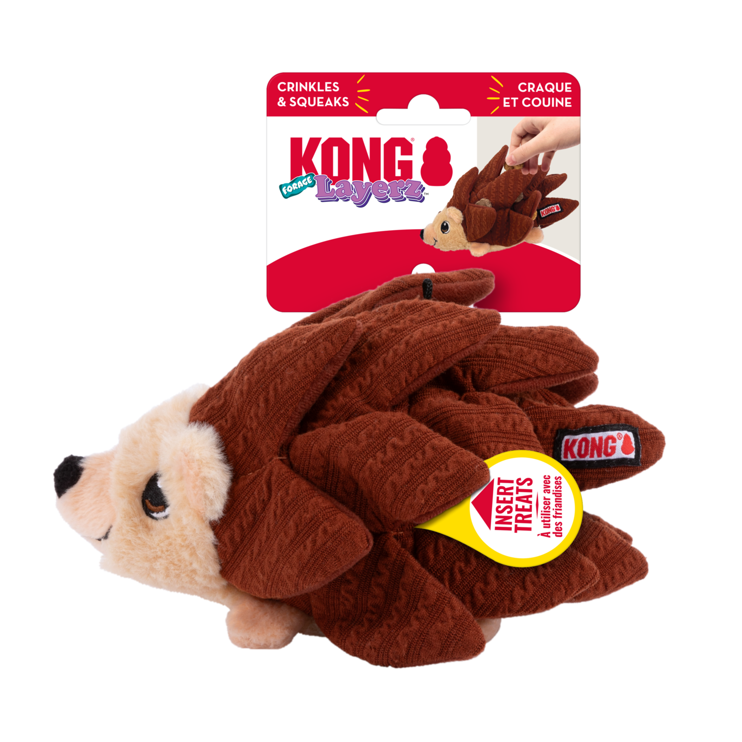 Kong Layerz Forage Hedgehog Interactive Foraging Mat Dog Toy, 8