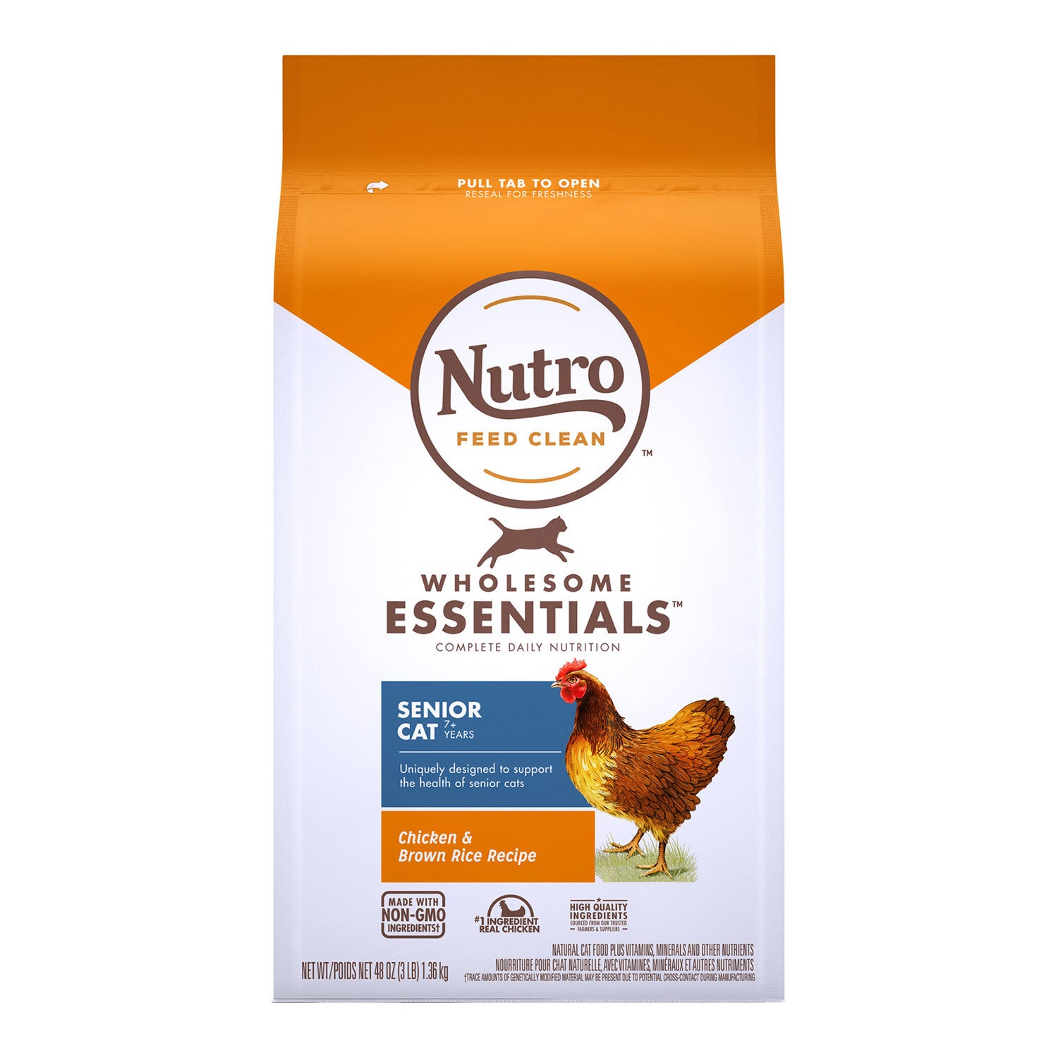 Nutro Indoor Senior Chicken & Whole Brown Rice Recipe Cat Food