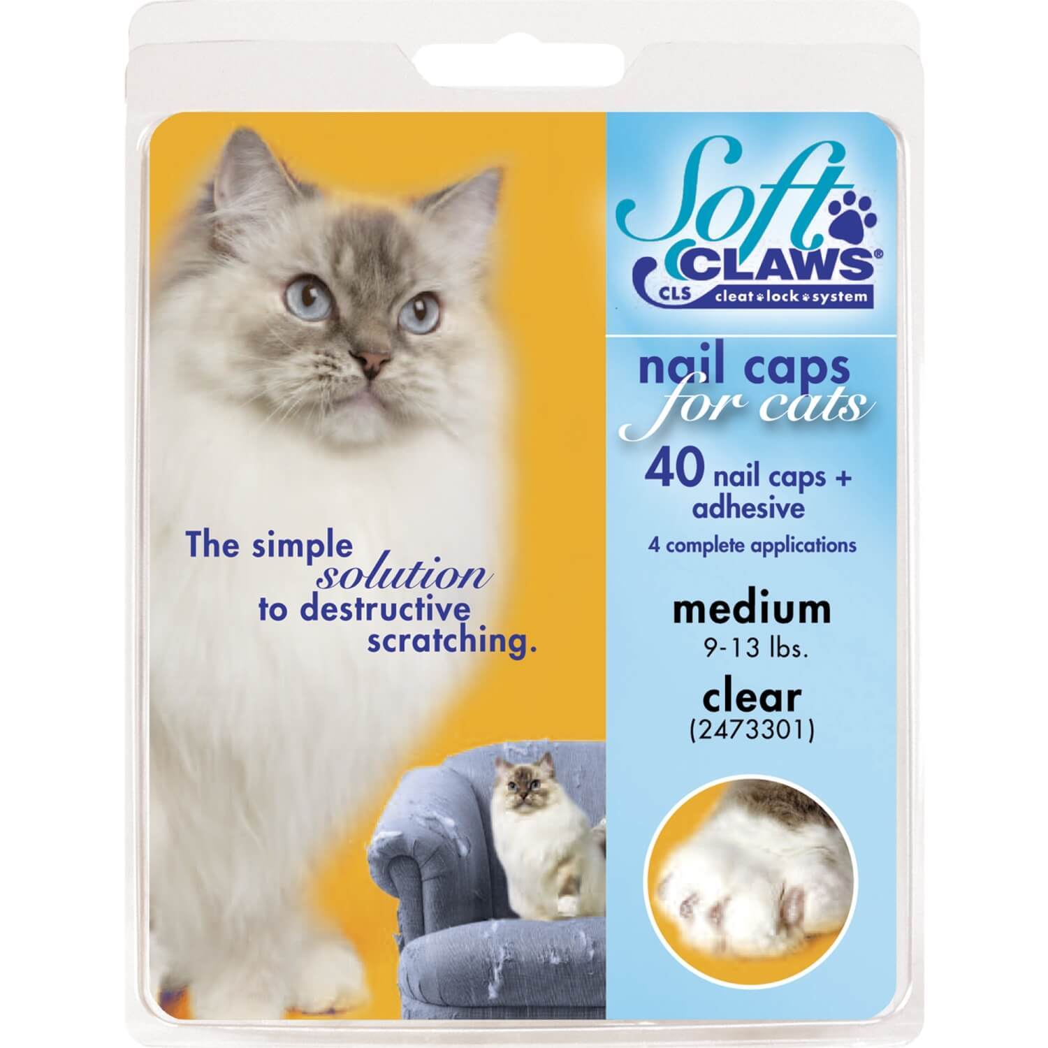 Soft Claws Clear Nail Caps