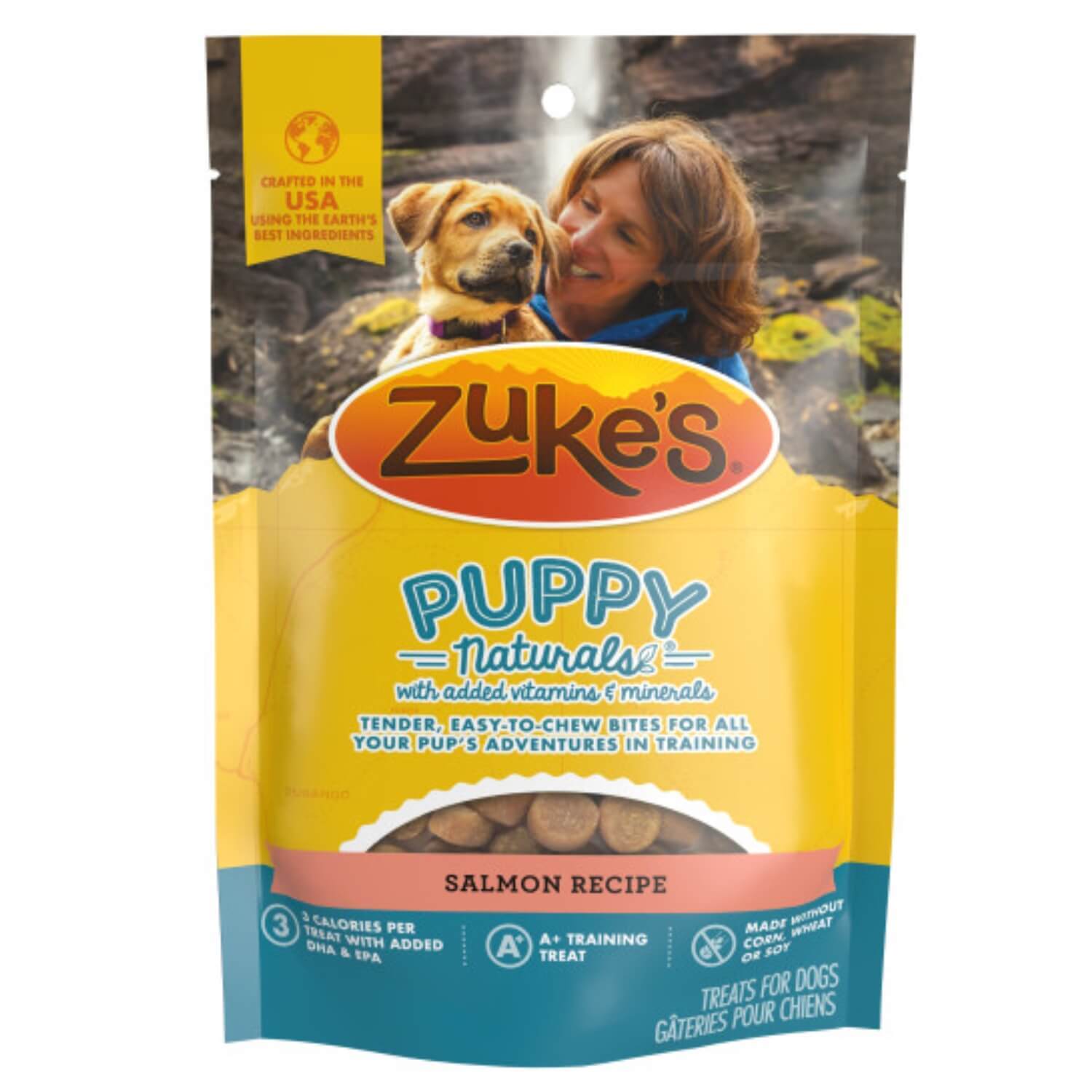 Zukes Naturals Soft Puppy Naturals Treats Salmon Recipe