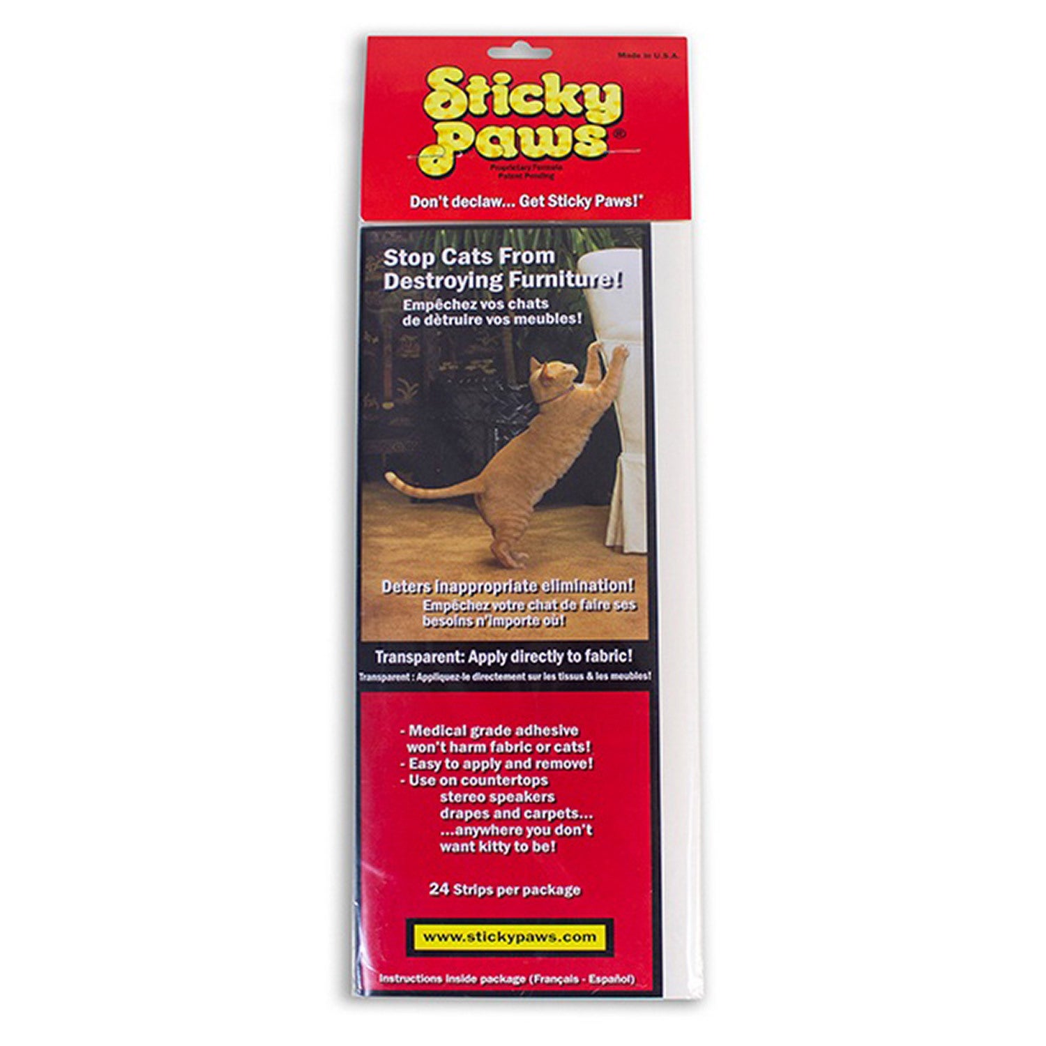 Sticky Paw Furniture Strips By Pioneer Pet