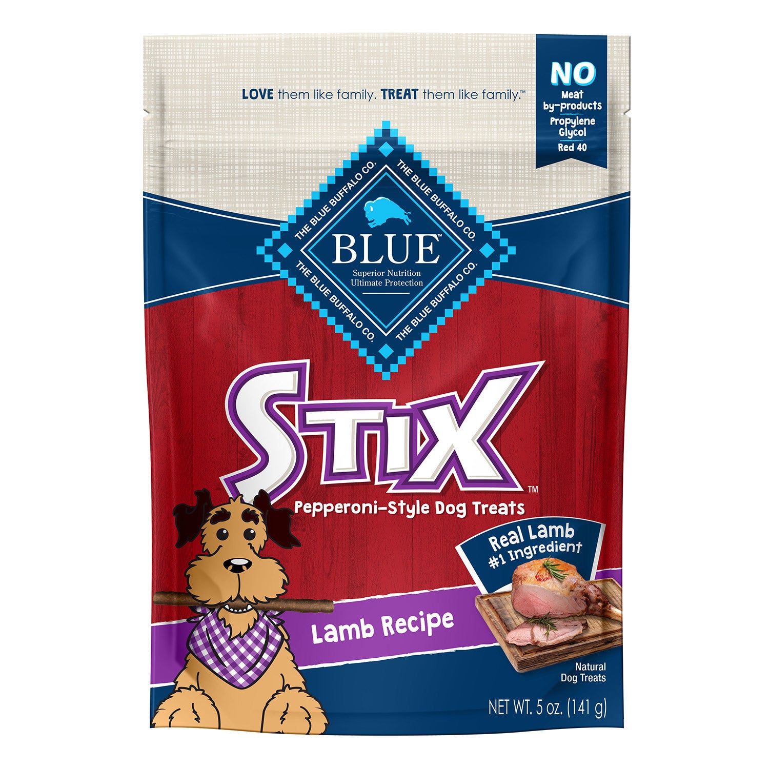 Blue Buffalo Stix Pepperoni-Style Treats Lamb Recipe