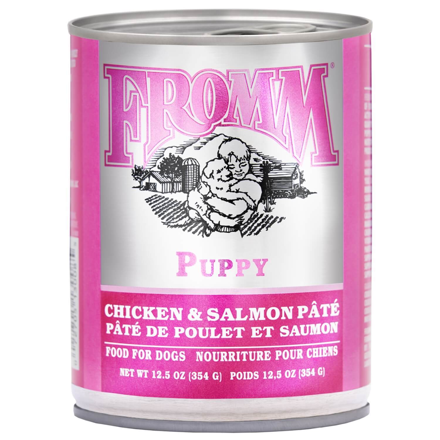 Fromm Classic Puppy Chicken & Salmon Pâté Food For Dogs 12.5 Oz