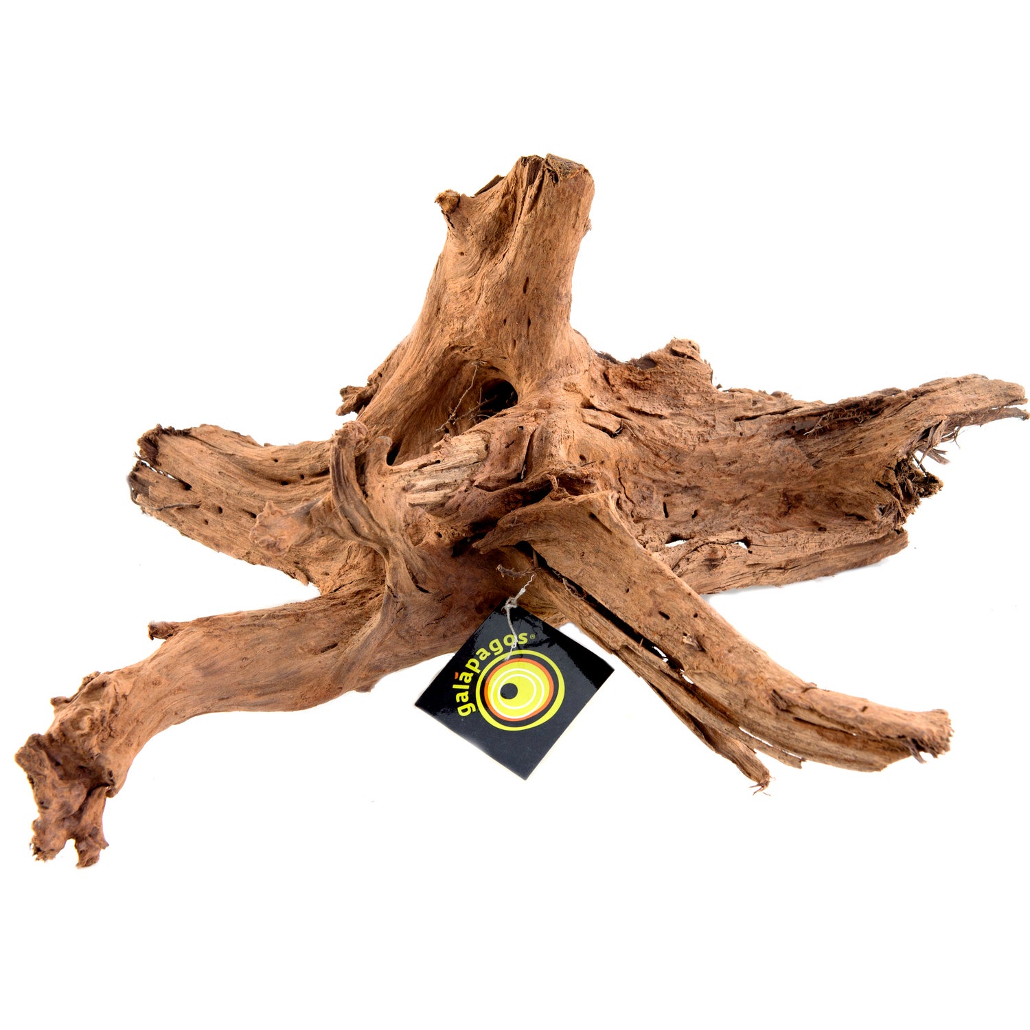 Galápagos Sinkable Driftwood Aquarium And Terrarium Decor, Natural, Medium-Large 14-16