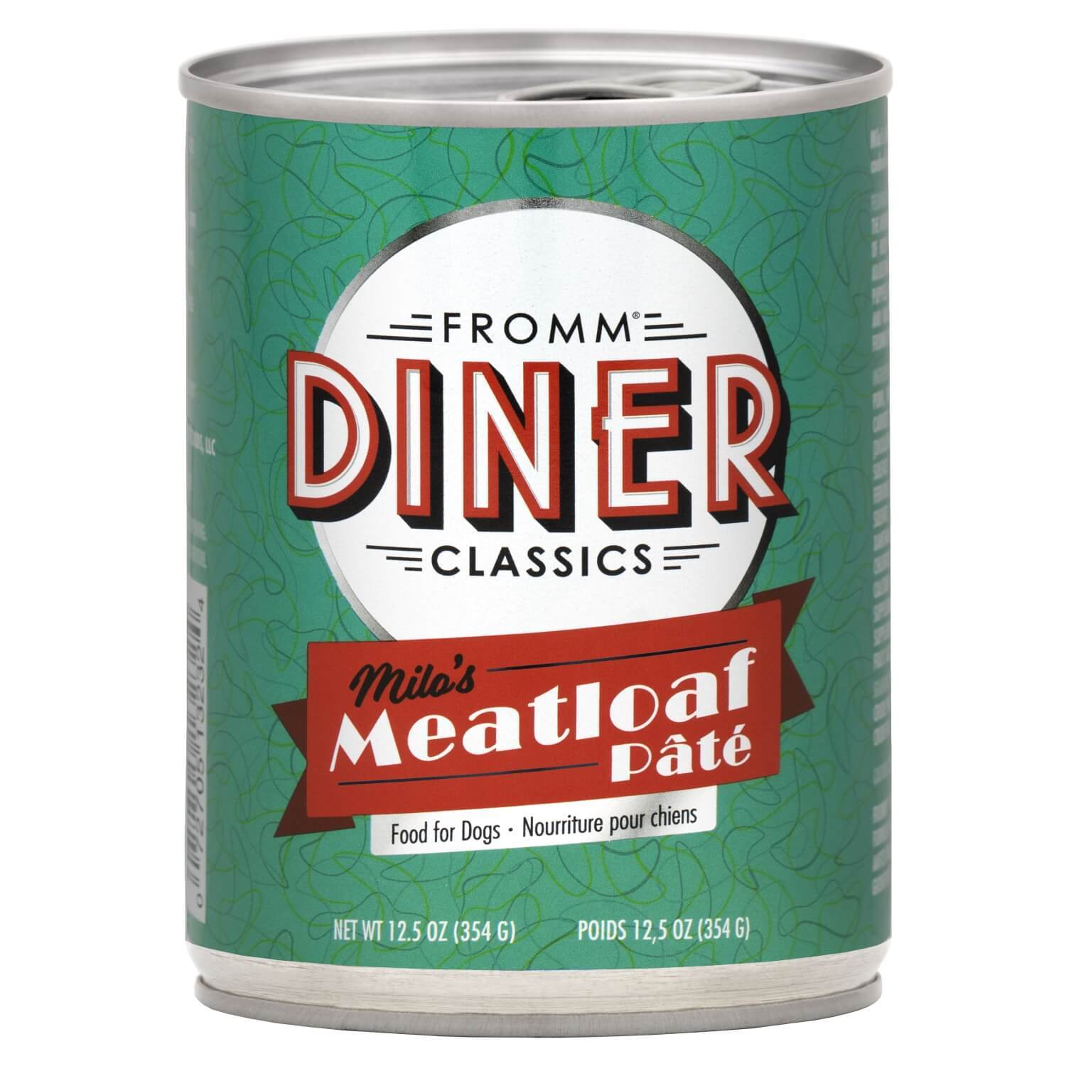 Fromm Diner Classics Milo's Meatloaf Pâté Food For Dogs 12.5 Oz