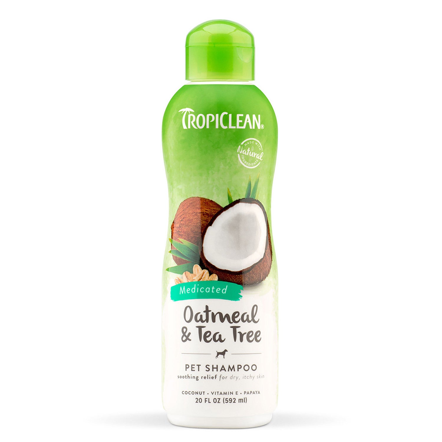 Tropiclean Oatmeal & Tea Tree Medicated Itch Relief Shampoo