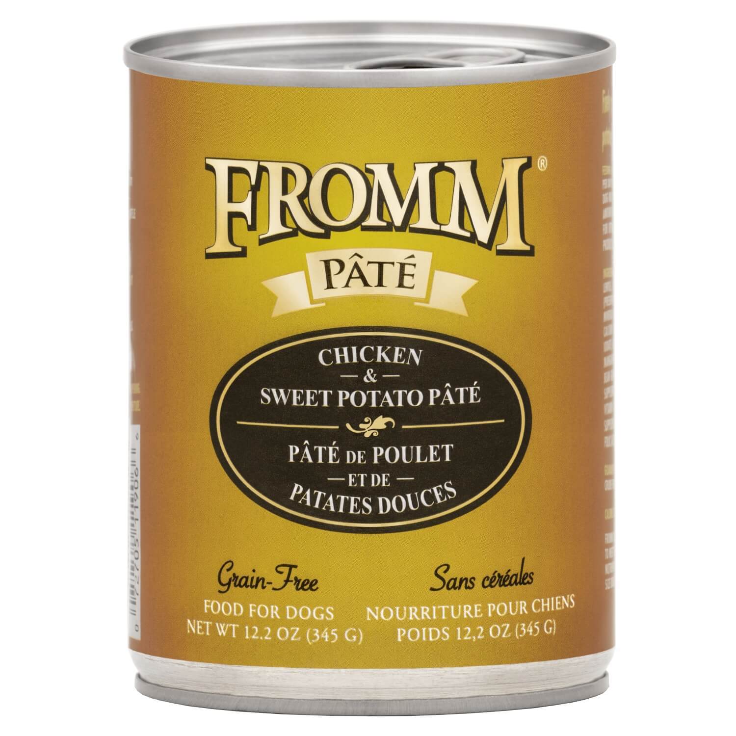 Fromm Pâté Chicken & Sweet Potato Pâté Food For Dogs 12.2 Oz