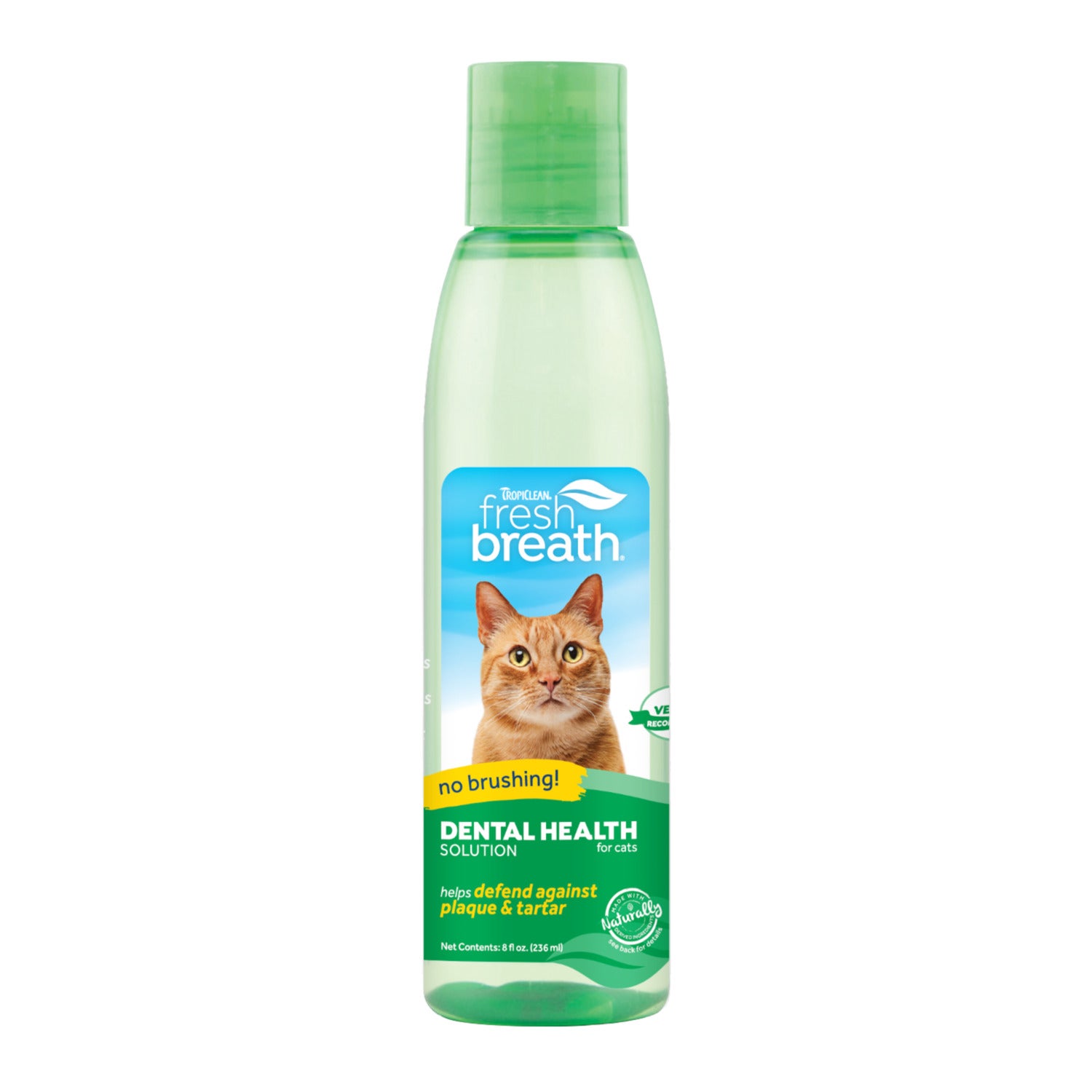 Tropiclean Fresh Breath Dental Health Solution Water Additive For Cats, 8-Oz