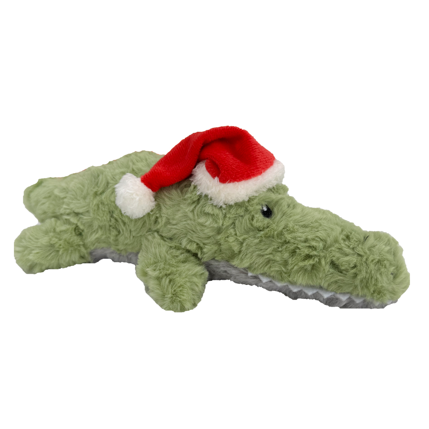 Aristopet Holiday Ace The Alligator Squeaky Plush Dog Toy