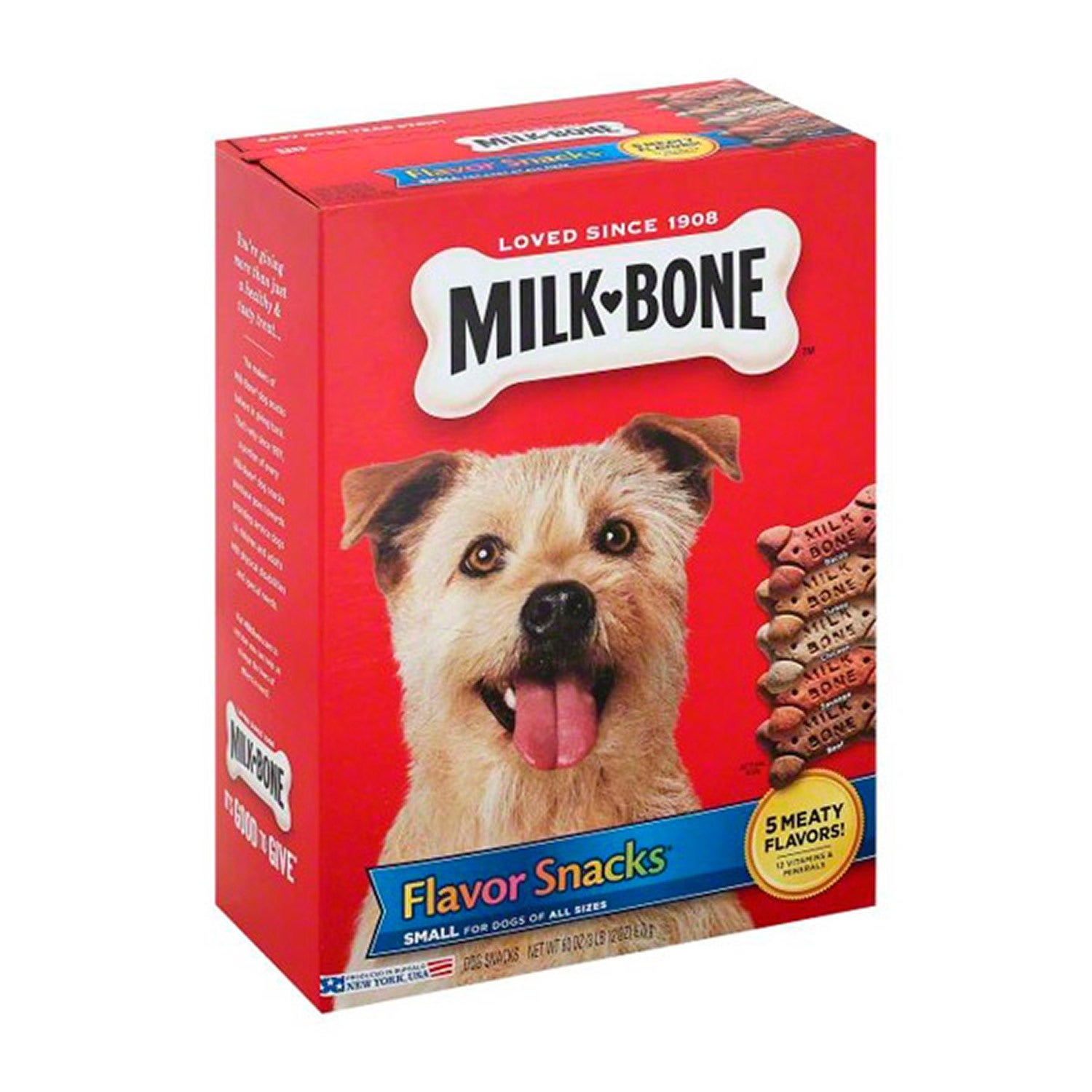 Milk-Bone Milk Bone Flavor Snacks Biscuits Small Dog Treats, 60Oz