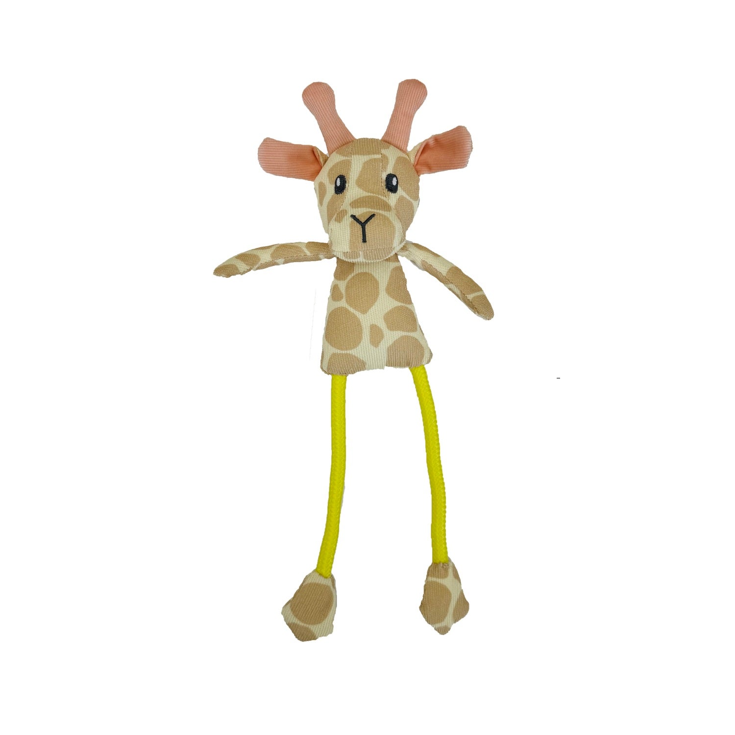 #Bff Wild World Rope Leg Giraffe Squeak & Tug Dog Toy