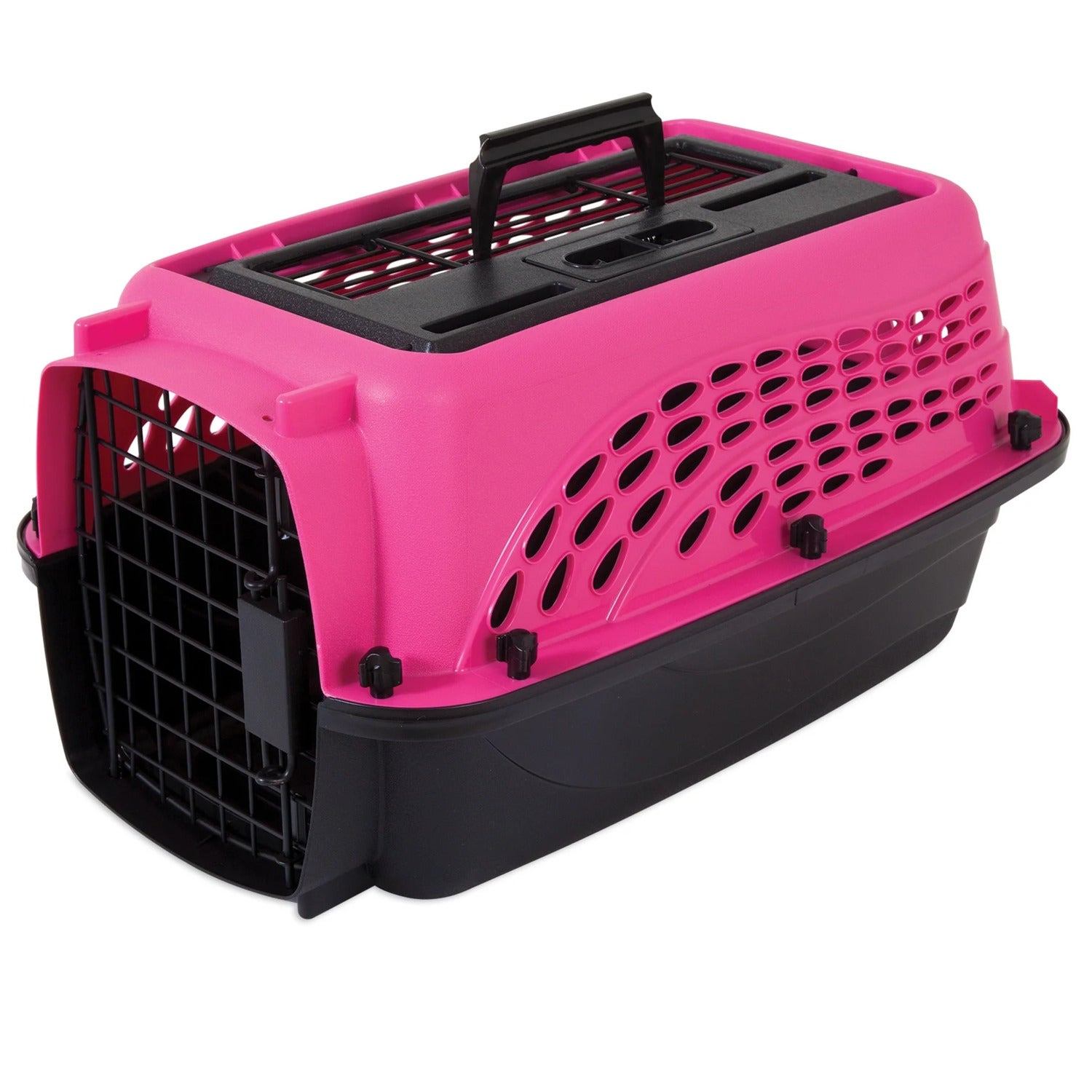 Petmate E-Z Load Two Door Plastic Dog & Cat Kennel, 19