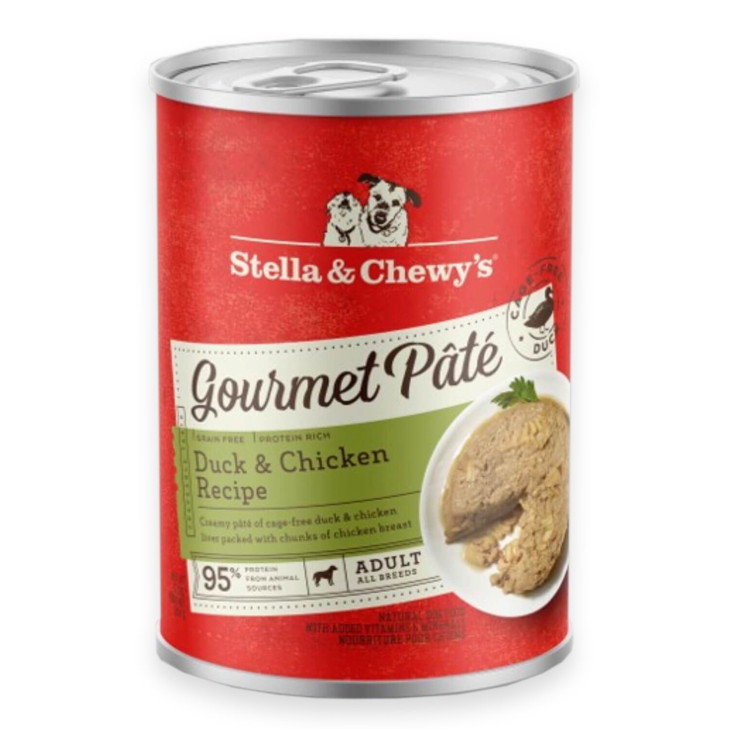 Stella & Chewy's Grain-Free Gourmet Pâté Duck & Chicken Recipe Wet Dog Food