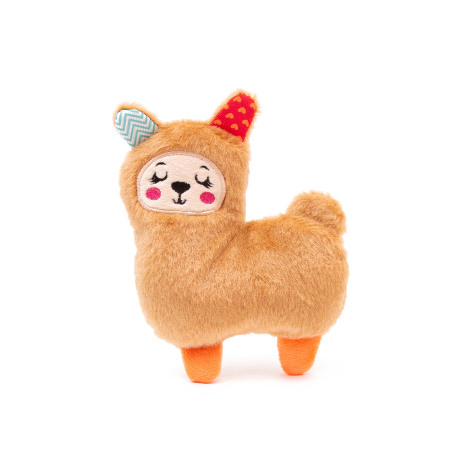 Little & Lively Plush Llama With Squeaker Small Dog Toy
