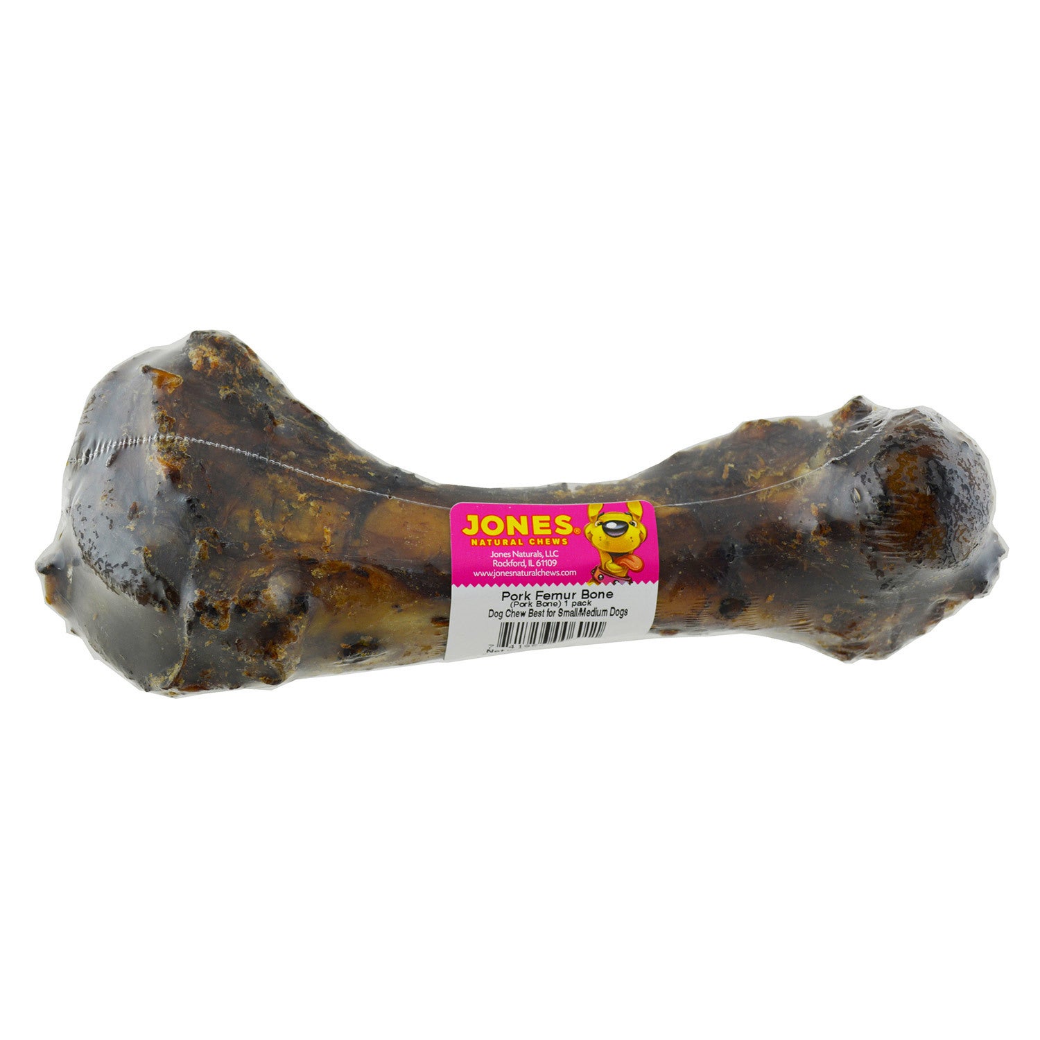 Jones Natural Chews Pork Femur Bone Dog Treat