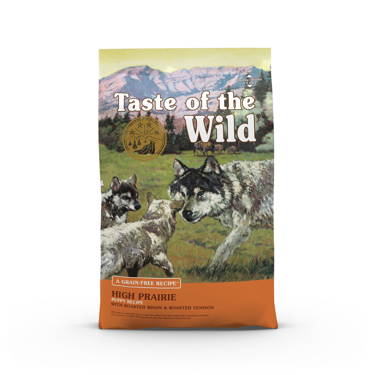 Taste Of The Wild Dry Dog Food, High Prairie Puppy Recipe With Roasted Bison & Venison, 28-Lb Bag