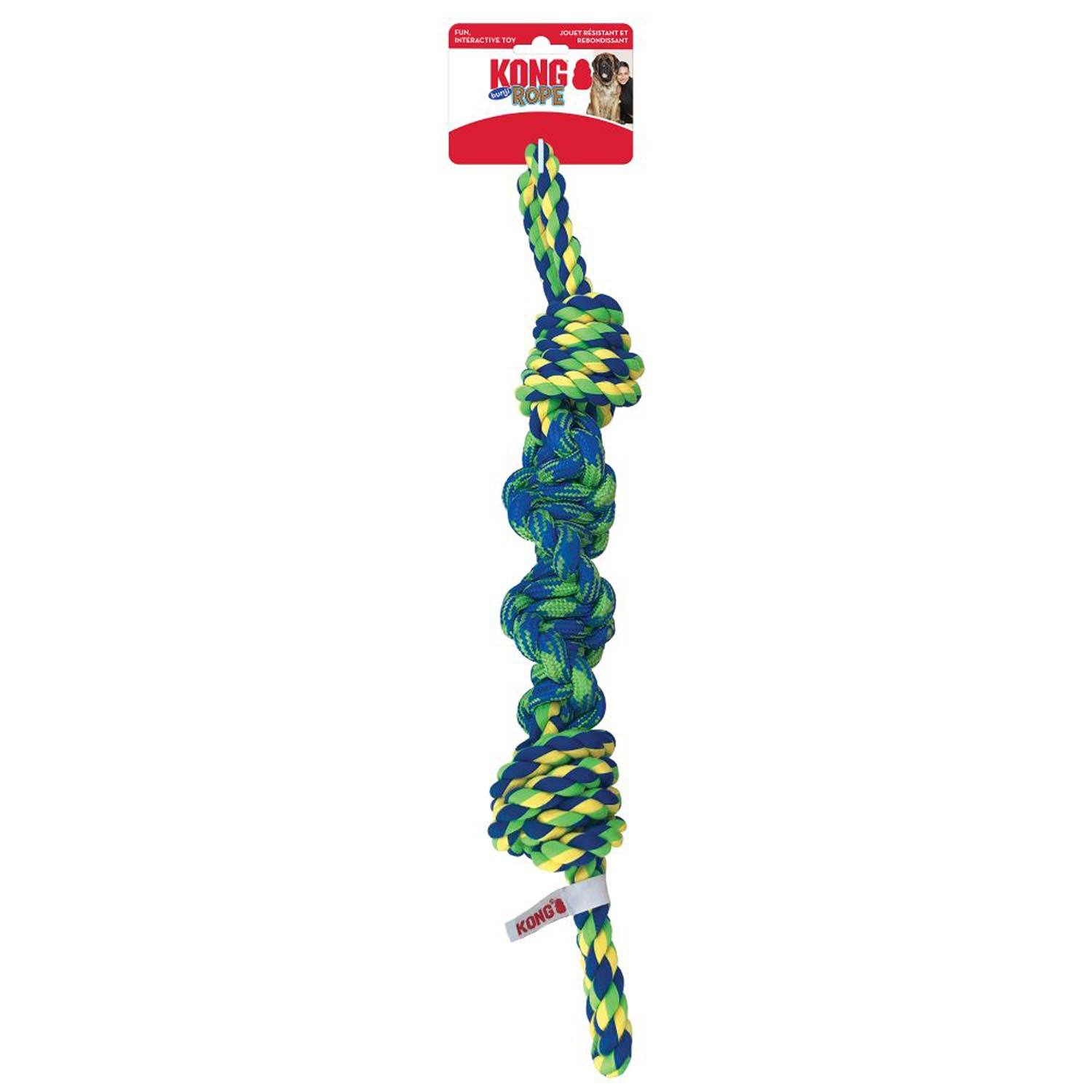 Kong Rope Bunji Assorted Dog Toy, Large