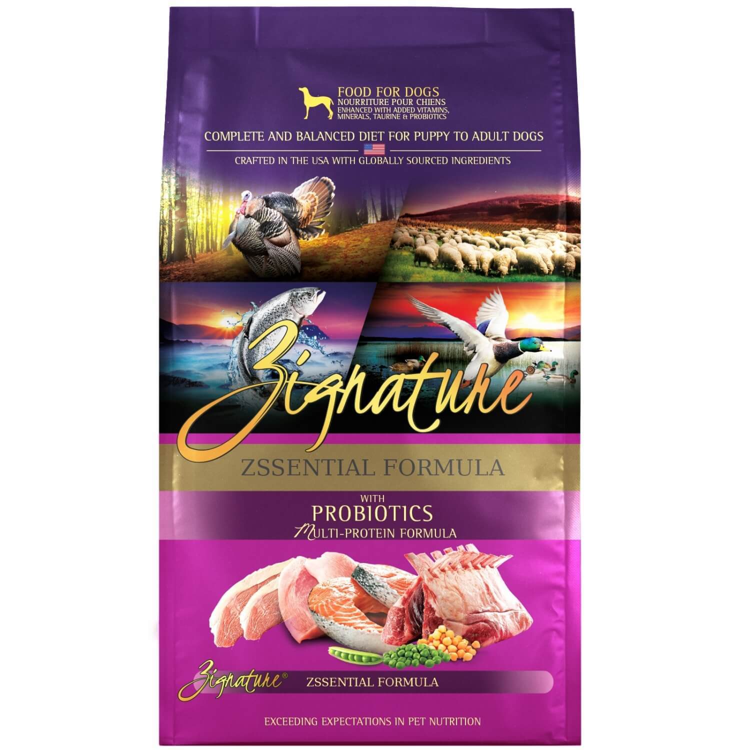 Zignature Zssential Formula Multi-Protein Dry Dog Food