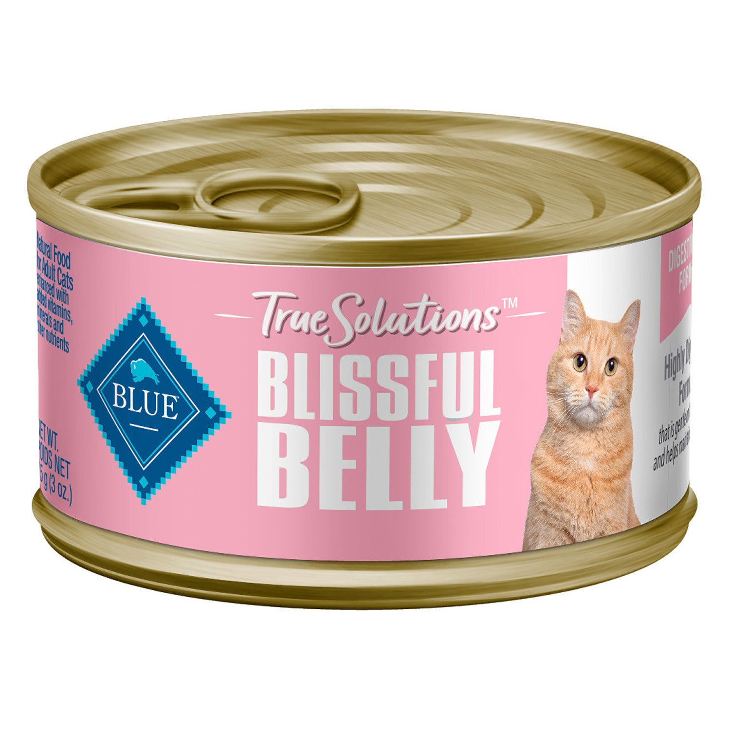 Blue Buffalo True Solutions Blissful Belly Wet Cat Food, 3Oz