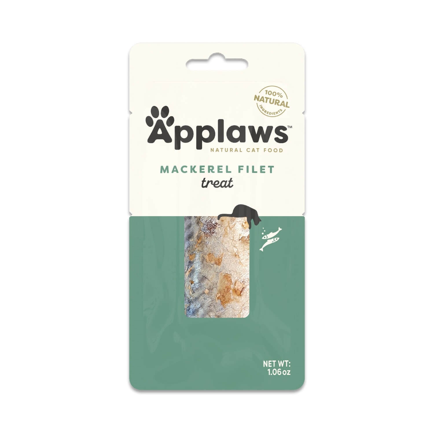 Applaws Whole Mackerel Filet Cat Treat, 1.06-Oz