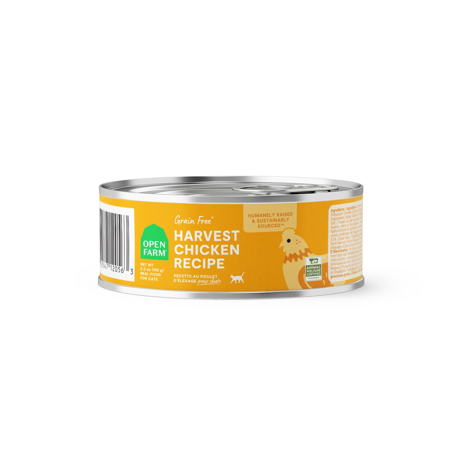 Open Farm Harvest Chicken Hearty Morsels Recipe Wet Cat Food, 5.3-Oz