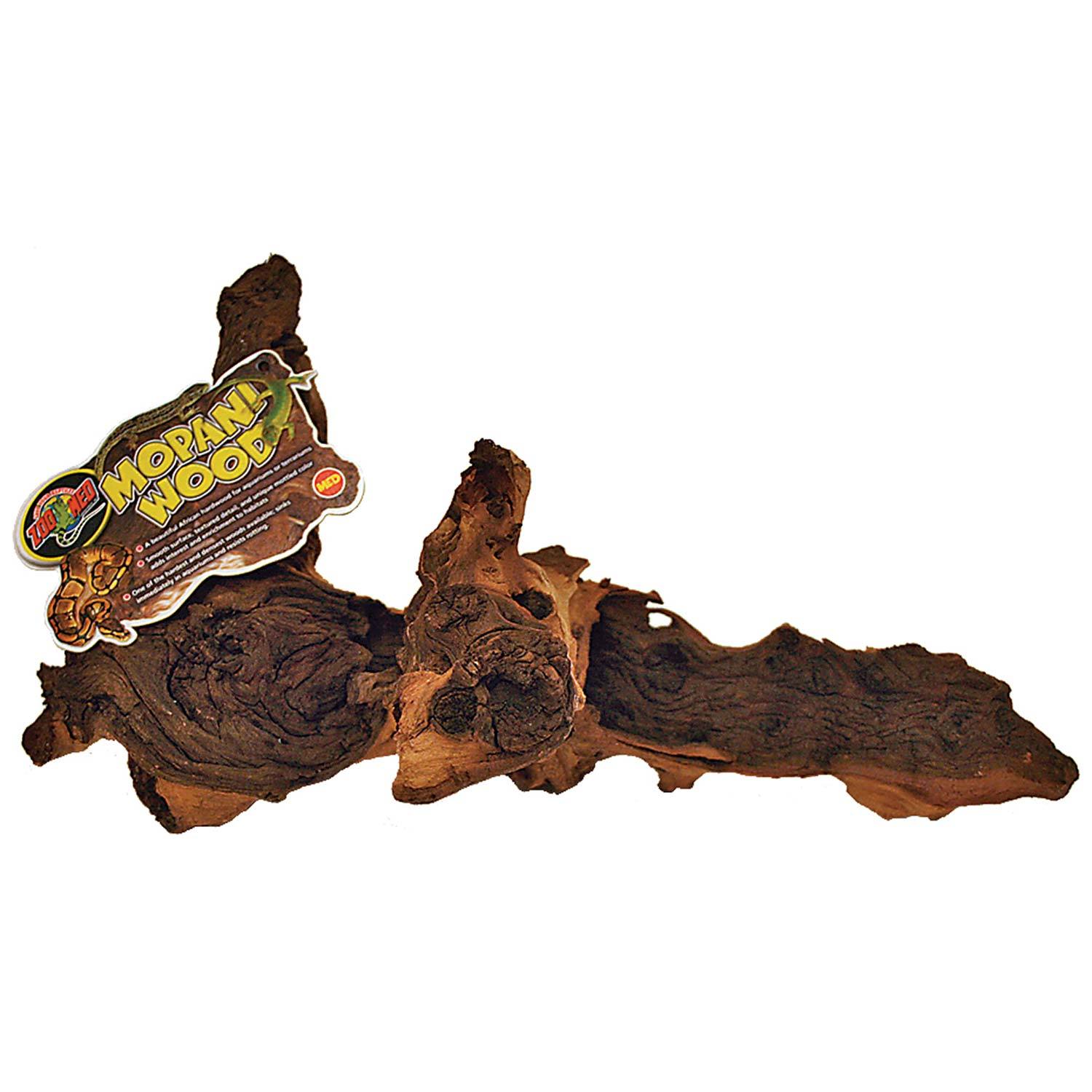 Zoo Med Mopani Wood Reptile Terrarium Décor, Medium