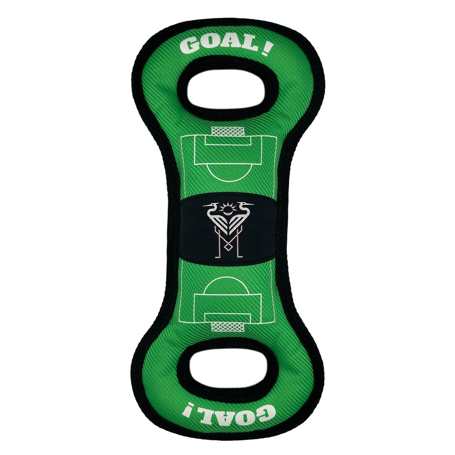 Pets First Inter Miami Soccer Field Squeaky Dog Toy, 13