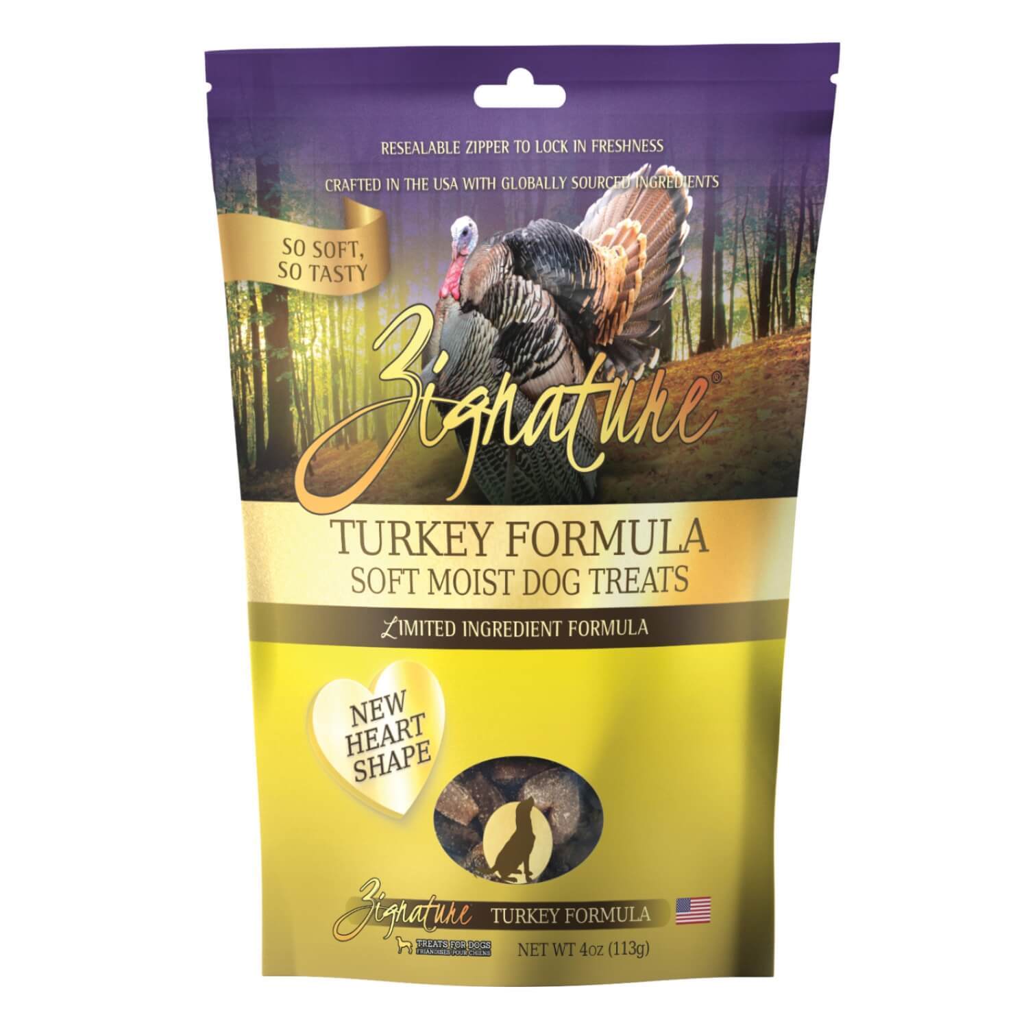 Zignature Limited Ingredient Turkey Formula Soft Moist Dog Treats