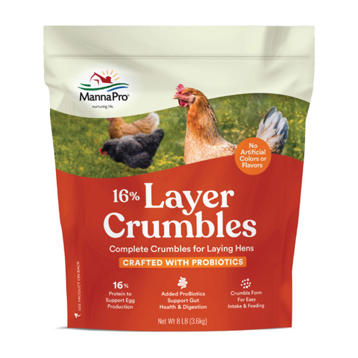 Manna Pro Layer Crumbles Probiotics Bird Food
