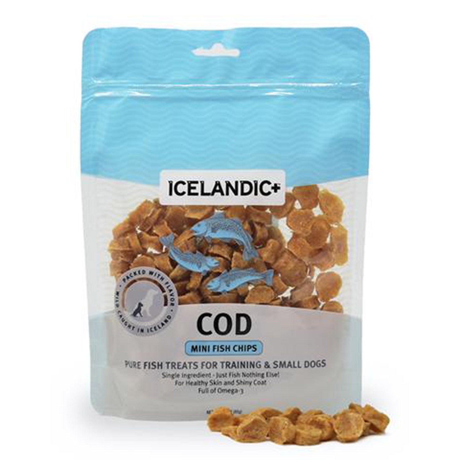 Icelandic+ Mini Cod Chips Dog Treat