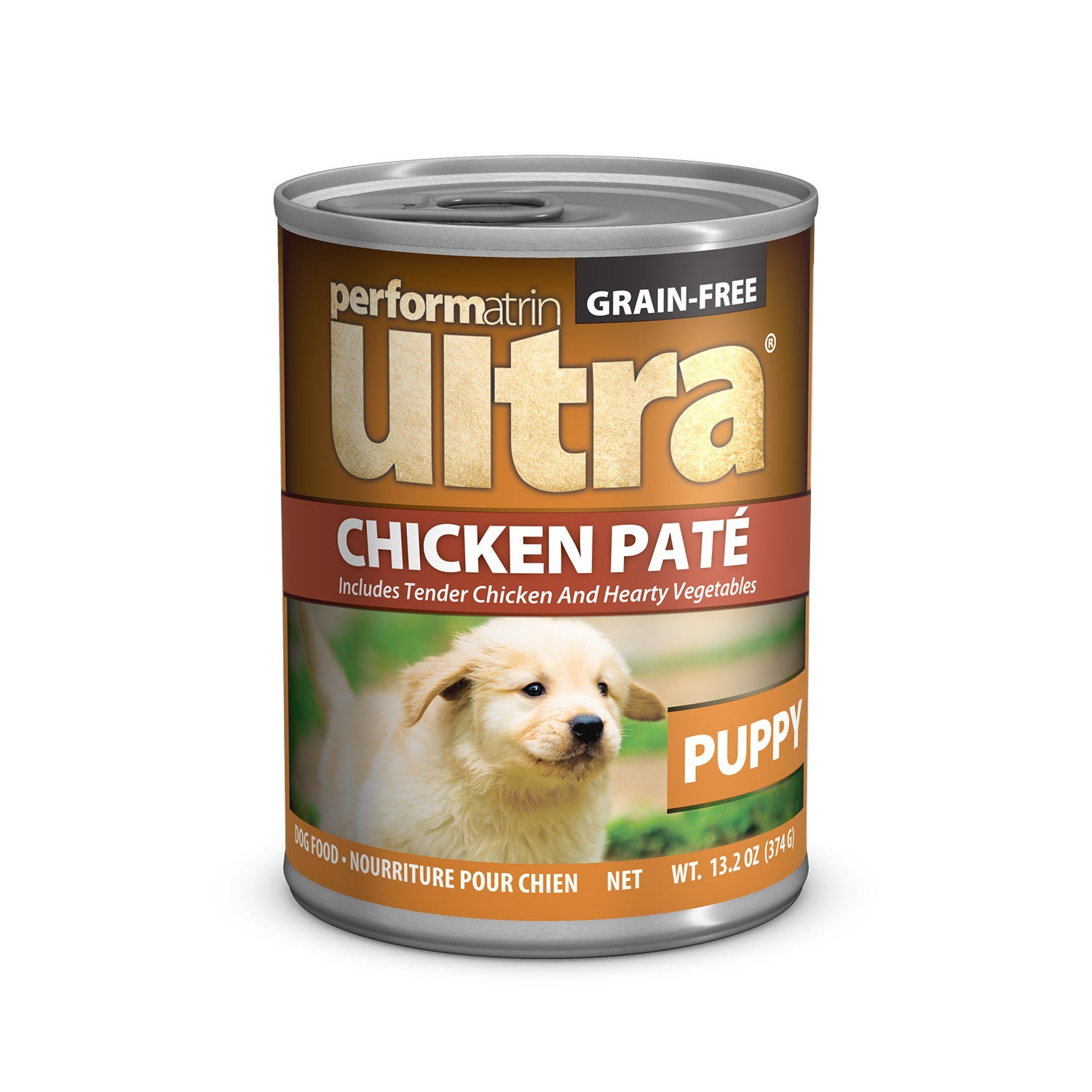 Performatrin Ultra Puppy Grain-Free Chicken Pate Wet Dog Food, 13.2-Oz Pack Of 12