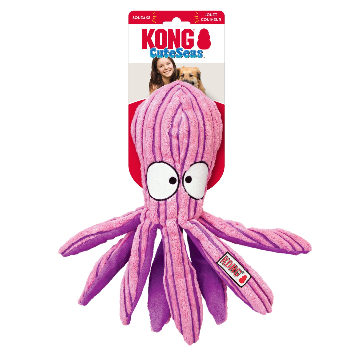 Kong Cuteseas® Octopus Dog Toy, 12.5