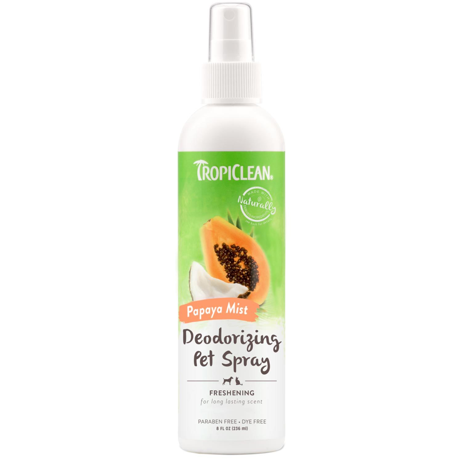 Tropiclean Papaya Mist Deodorizing Pet Spray For Dogs And Cats