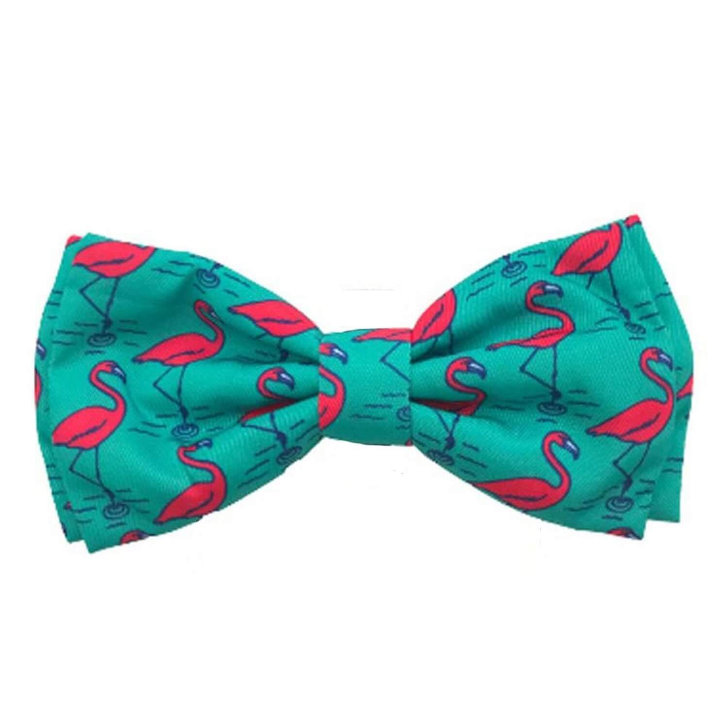 Huxley & Kent Flamingo Dog & Cat Bowtie Collar Attachment