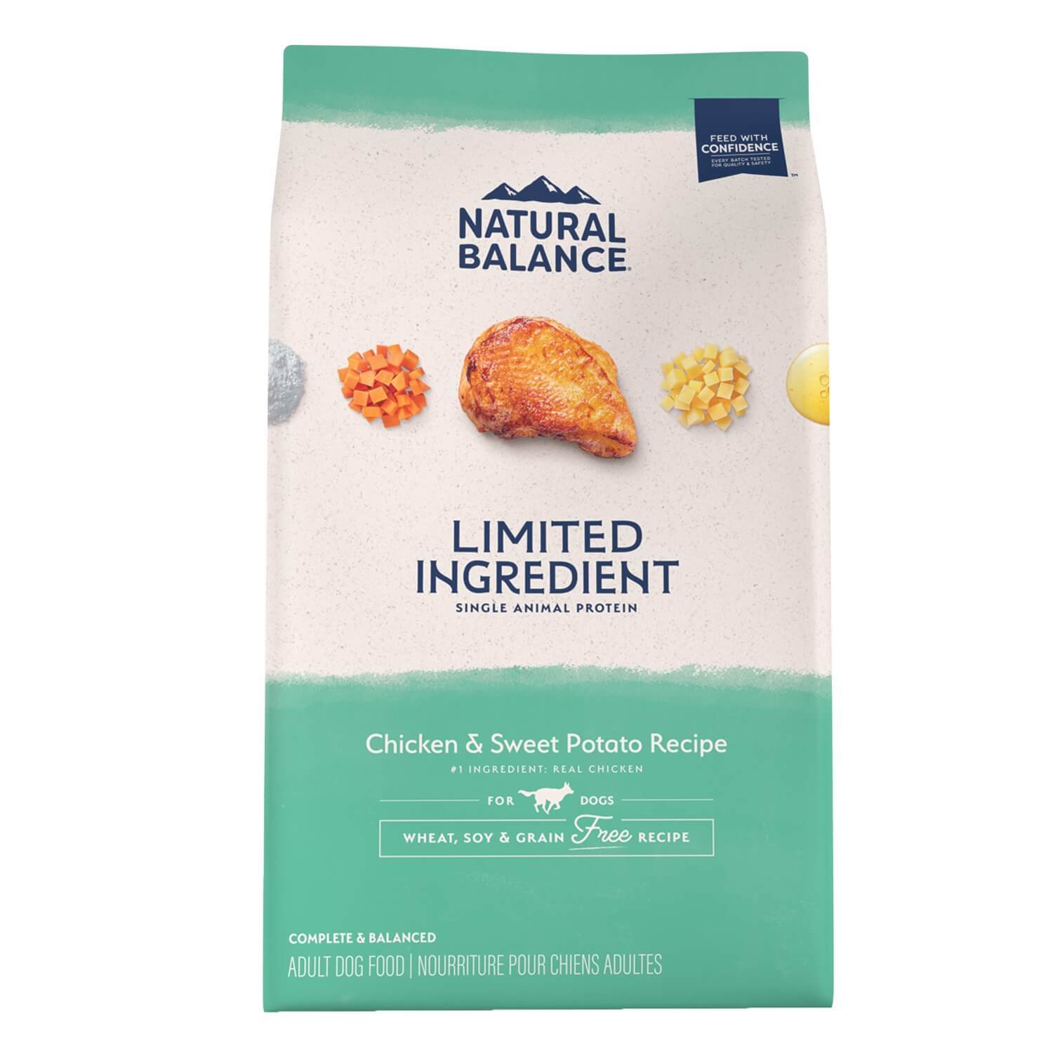 Natural Balance Limited Ingredient Grain Free Chicken & Sweet Potato Recipe Dry Dog Food, 24-Lb
