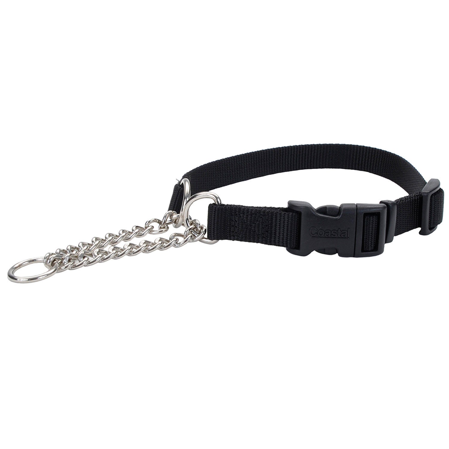 Coastal Pet Products Adjustable Check Training Collar With Buckle - Black