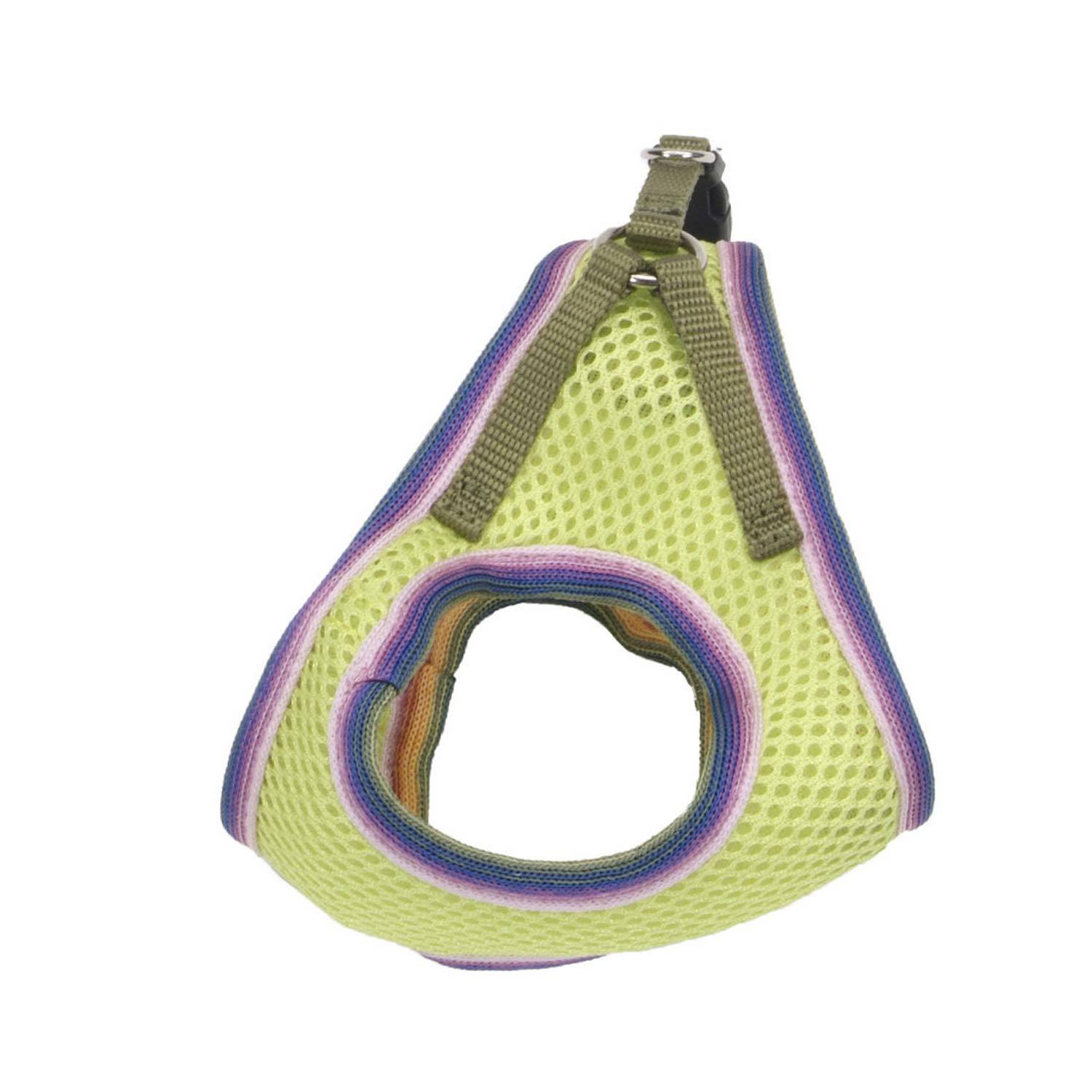 Coastal Pet Products Lil Pals Comfort Mesh Dog Harness, Lime, 3/8X8-10