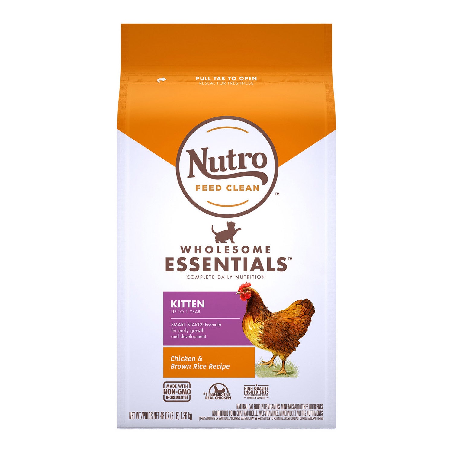 Nutro Wholesome Essentials Kitten Chicken & Whole Brown Rice Recipe Cat Food