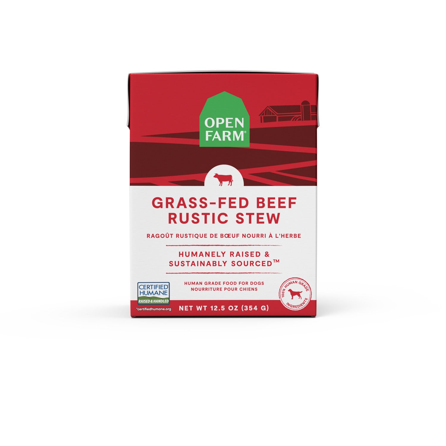 Open Farm Grass-Fed Beef Rustic Stew Wet Dog Food & Food Topper, 12.5Oz